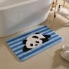 VIKAMA Милый мультяшный ковер, похожий на шерстяной, для ванной комнаты, Нескользящий коврик, Мягкий прикроватный коврик для спальни, Зимнее украшение для дома
