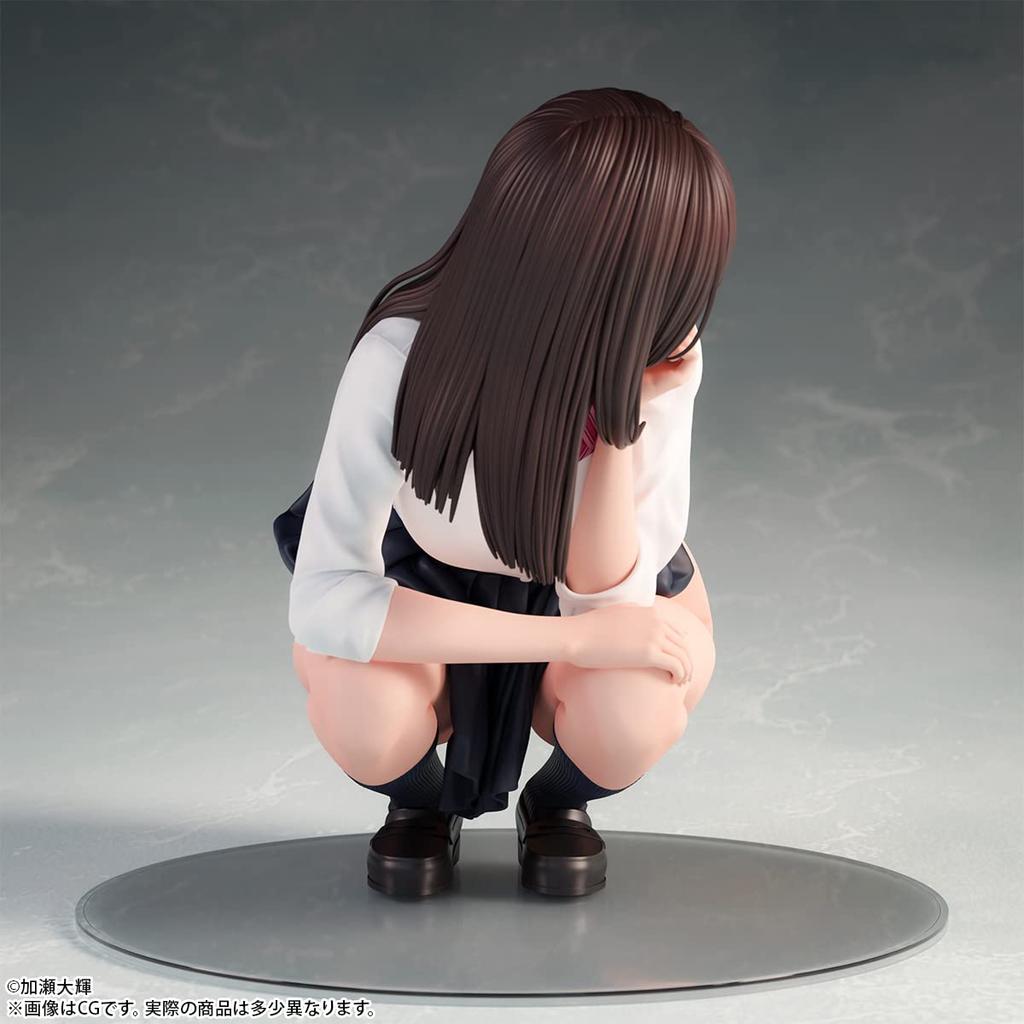Insight Daiki Kase Illustration Undressed Scale Painted Finished Figure "Crouching JK" Ver. 1/7