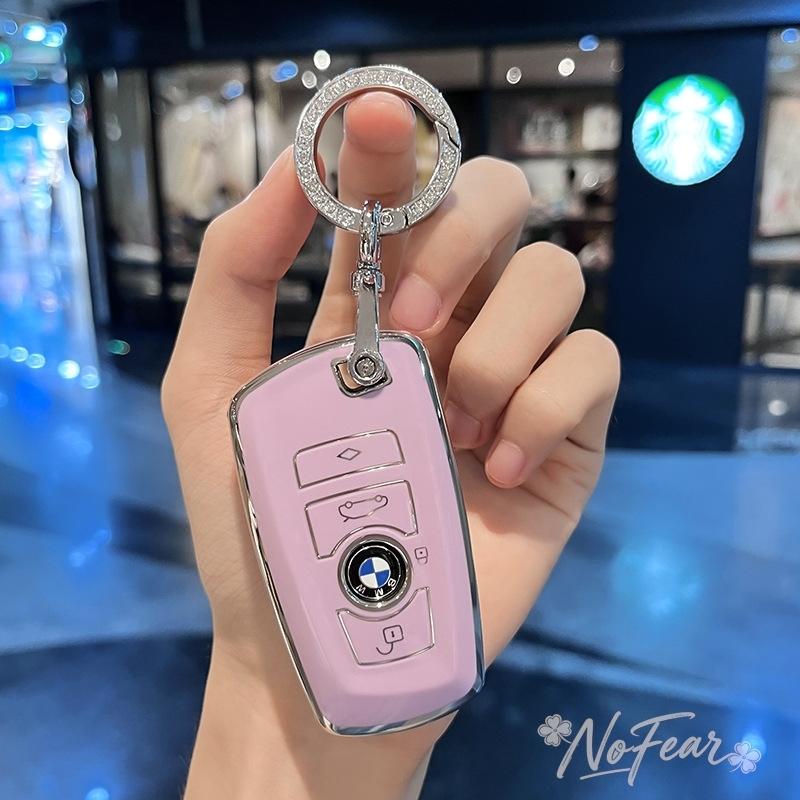 TIIU6 Car Remote Key Case Cover Protector For BMW 1 2 3 4 5 6 7 Series X1 X3 X4 X5 X6 F36 F25 F26 F30 F34 F10 F07 F20 Z10 Car stickers