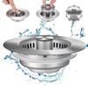 Stainless Steel Sink Drain Strainer Pop-Up Bounce Core Pop Up Sink Stopper  Sink Plug