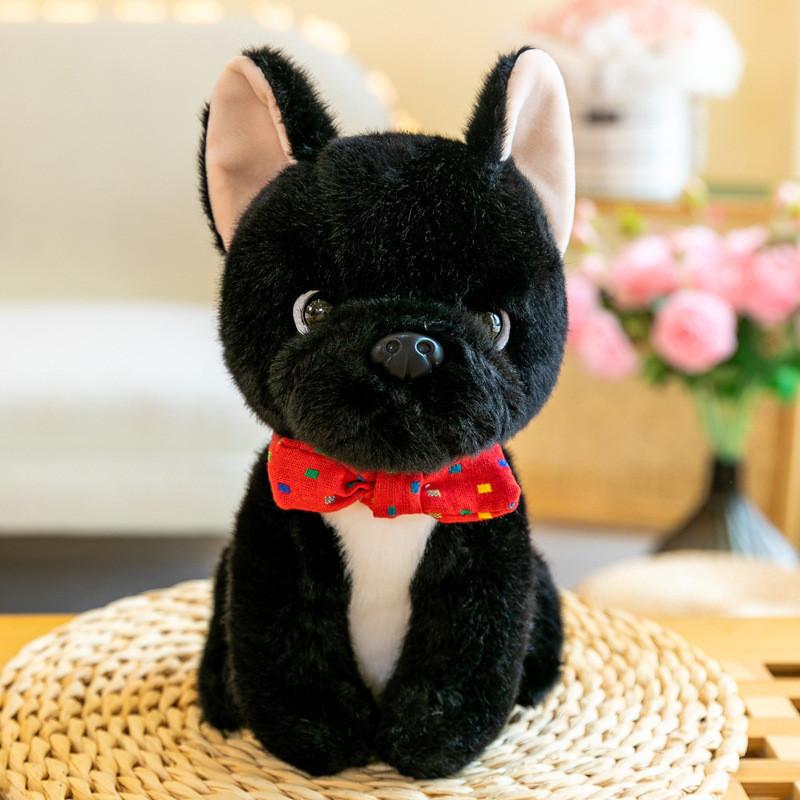 Плюшевая игрушка корги с набивкой из ПП хлопка, мягкий короткий мех, чучело животного для детей в подарок