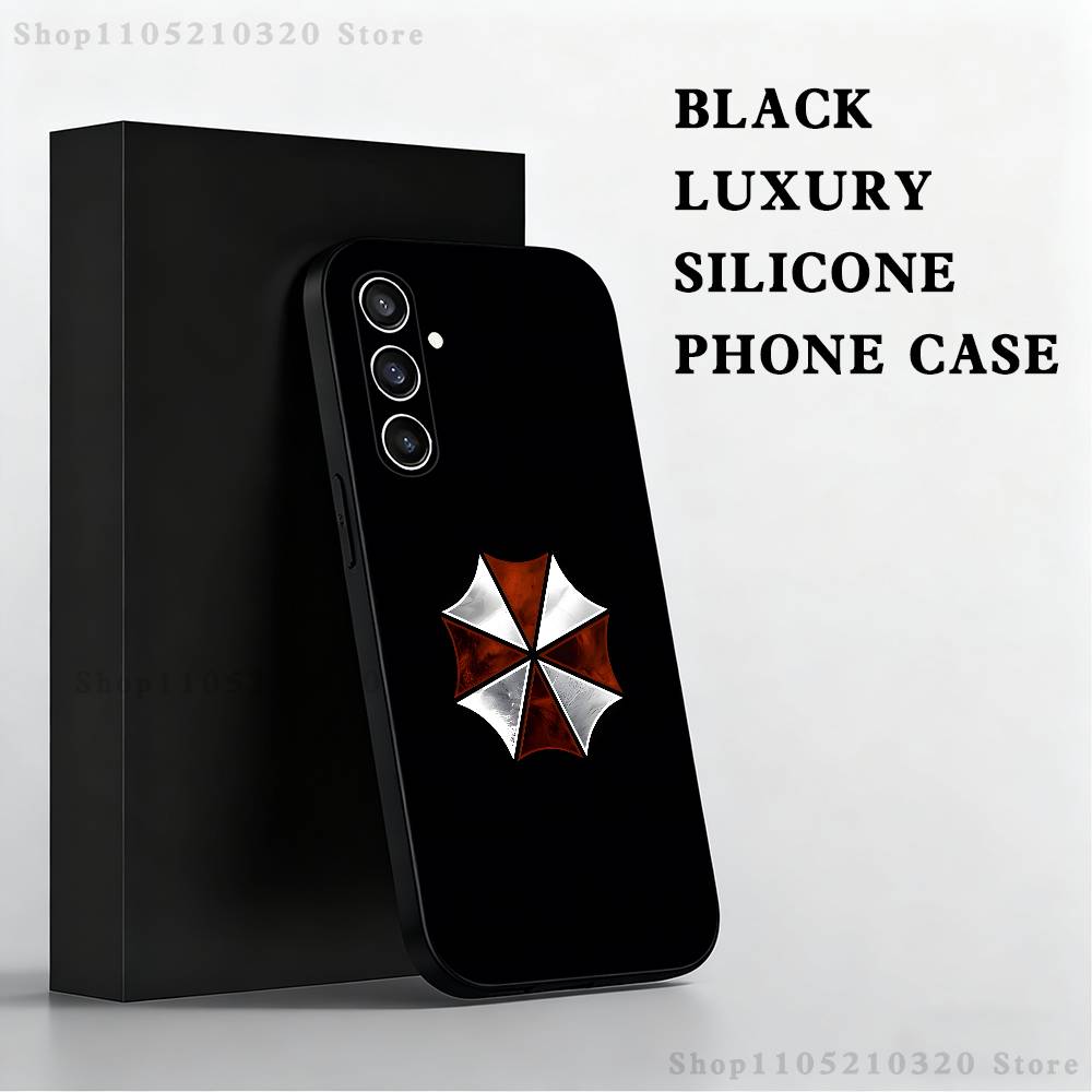 Игровой чехол для телефона R-Resident E-Evil для Samsung S25, S24, S21, S22, S23, S30, Ultra, S20, Plus, Fe, Lite, Note, 10 Черный Мягкий