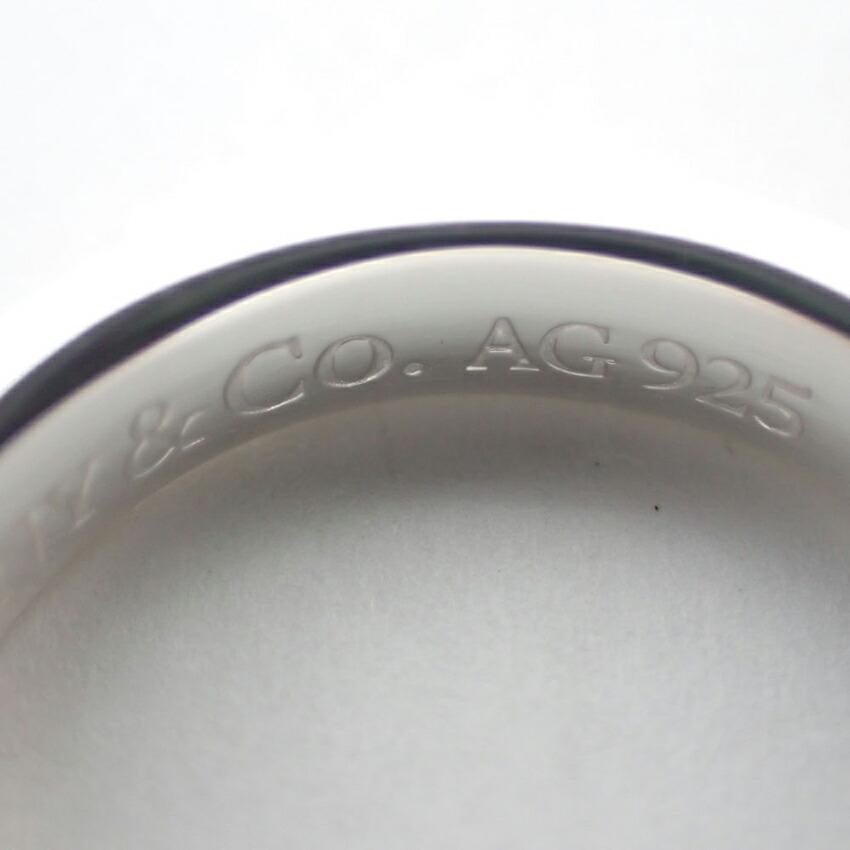 [Used] TIFFANY 925 1837 Narrow Ring / Size 6.5 / j31-63