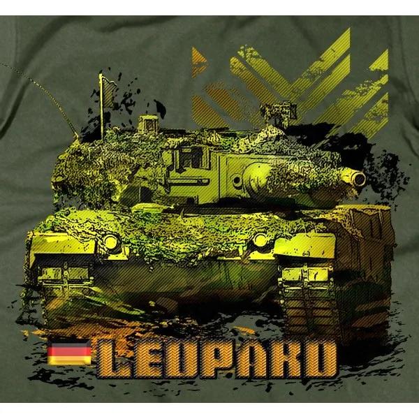 Bundeswehr German Army Leopard Main Battle Tank TShirt Short Sleeve Casual 100 Cotton ONeck Summer Mens Tshirt Size S3XL