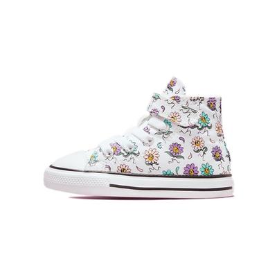 Chuck Taylor All Star High Easy-On TD Friendly Floral Детские кроссовки Белый Pixel-Purple 771601C