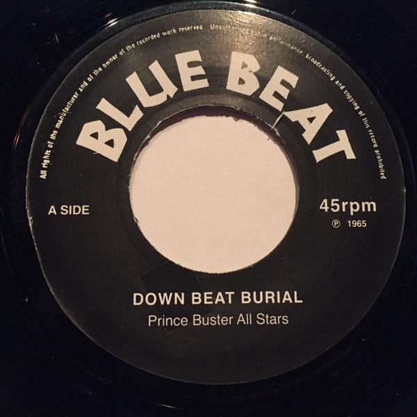 7-дюймовая пластинка PRINCE BUSTERS ALL STARS Down Beat Burial Super Charge NONE Blue Beat UK Reggae Ska Dub Б/у