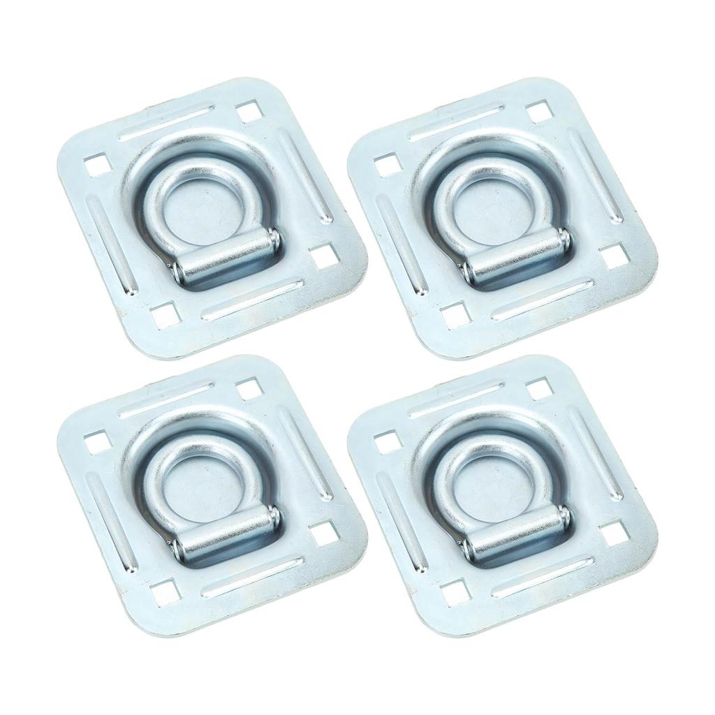 4 шт. утопленных D-образных крепежных кольца, прочные 124x114 мм, заподлицо, крепежные анкеры для фургонов