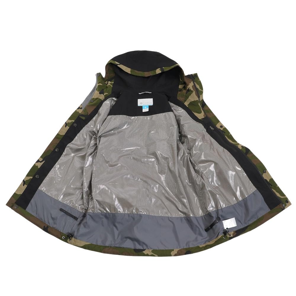Columbia Decruze Summit Patterned Large Jacket, Black,