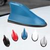 Car Shark Fin Antenna AM FM Signal Car Shark Fin Antenna Amplifier Radio Aerials Exterior Roof Decoration Self Adhesive