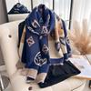 Winter Boho Paisley Jacquard Pashmina Shawls Scarf for Women Wrap Cashmere Blanket Warm Thick Stoles Lady Bufanda Travel Stole