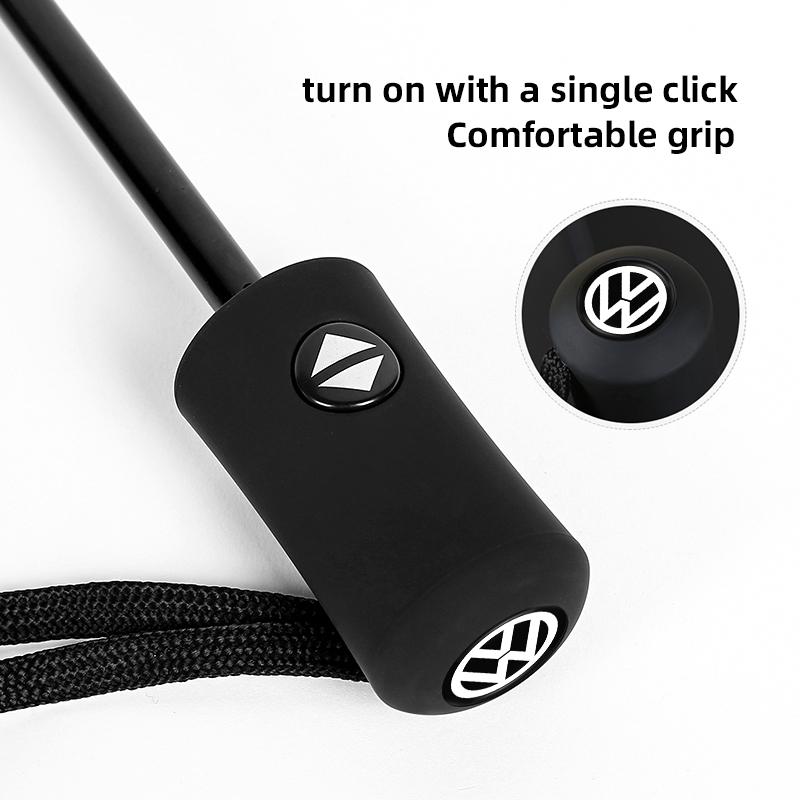 2026 Горячий Для Автомобиля Volkswagen VW Автоматически Складывающийся Зонт Портативный Козырек От Солнца Для VW GTI Polo Golf Passat Tiguan Arteon Touareg Ta