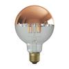 [Siphon Ball 95 Copper Mirror LED Bulb LDF64D] 3-Year Warranty, Color Temperature: 2700K, E26, Warm White, Clear Glass, Retro, Antique, Industrial,