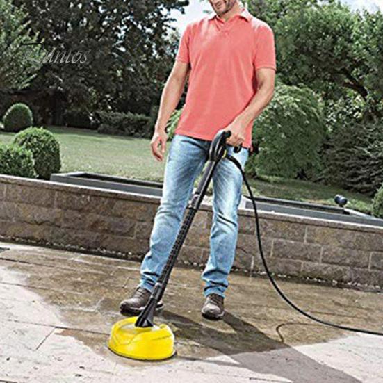 Насадка для чистки террасы, аксессуары для мойки высокого давления с длинной ручкой, щетка для очистки от грязи, насадка для чистки террасы для Karchers