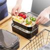 Двойной слой Bento Lunch Box PP Cute Meal Box 304 Посуда из нержавеющей стали