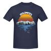Unisex Dolomites Italy Mountains Funny T Shirt Vintage Big Size Cotton Sleeve Custom T Shirts
