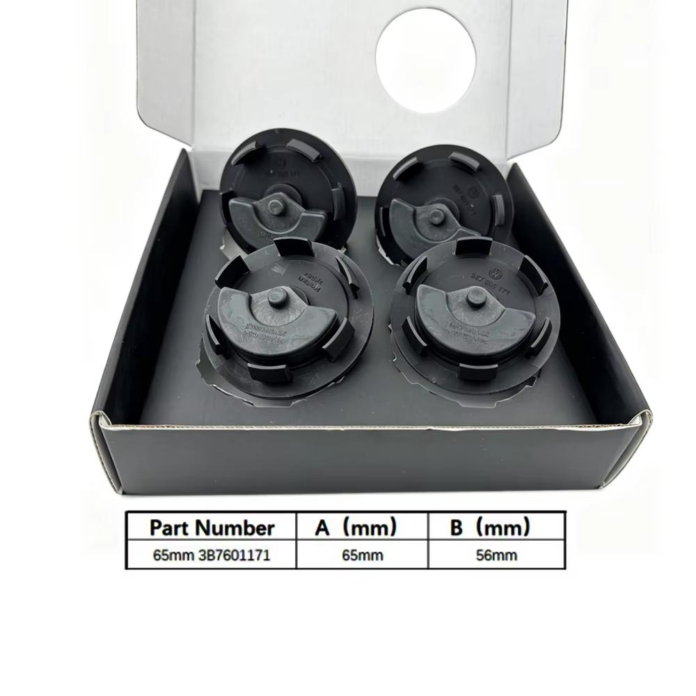 4pcs 56mm 65mm Volkswagen floating Car Wheel Center Caps Hub Cover for VW Jetta MK5 Golf Passat CC Golf 3B7601171 1J0601171 zh7