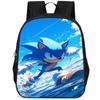 Рюкзак Sonic из ткани Оксфорд большой вместимости 15 дюймов для детей
