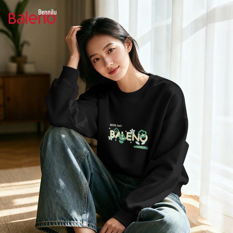 Baleno Women's Round Neck Long Sleeve Sweatshirt