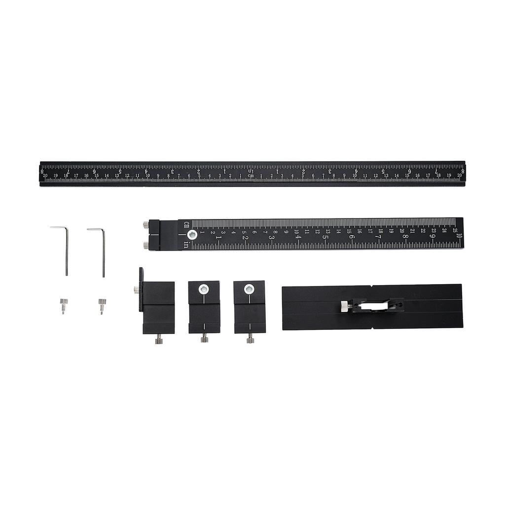 Шаблон для установки мебельной фурнитуры из алюминиевого сплава, точный шаблон для ручек шкафов, инструмент, пуансон, кондуктор для сверления