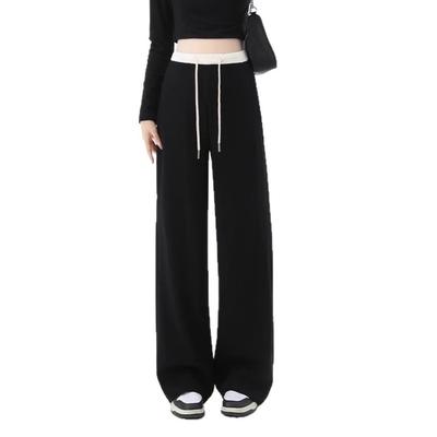 Прямые повседневные брюки для беременных на лето, тонкий стиль, облегающие и свободные, для женщин с нерастянутым животом, маленькие широкие брюки