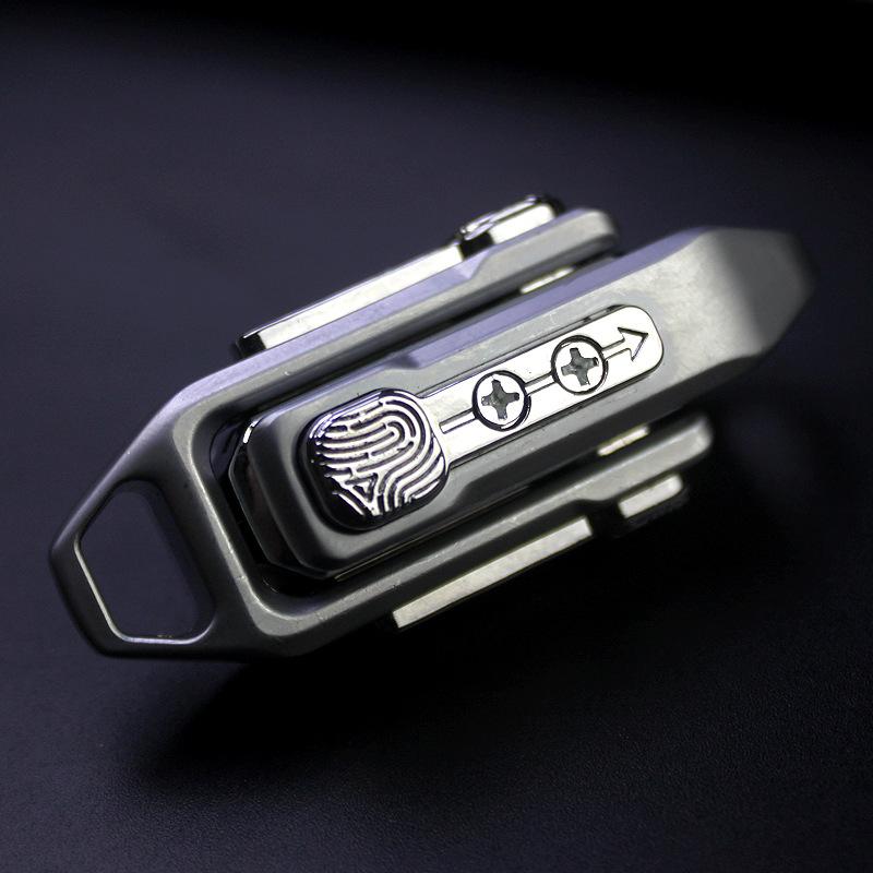 Магнитная толкающая карточка, толкающая яйца, кликерная пластина, механический слайдер, тактильная монета, игрушки для снятия стресса, антистрессовый металлический сплав