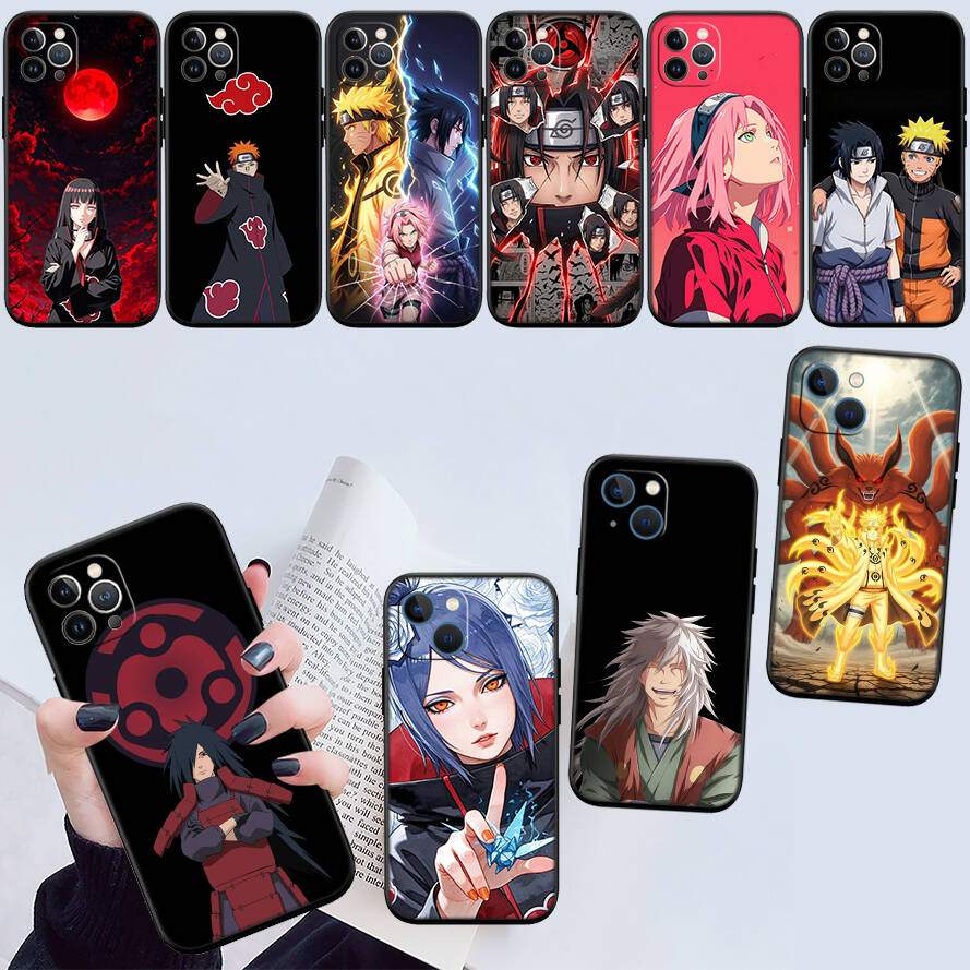 Art Anime Naruto Shockproof Phone Case for iPhone 6 6s 7 8 11 12 13 14 15 16 17 16E XS Pro Max XR X SE Air