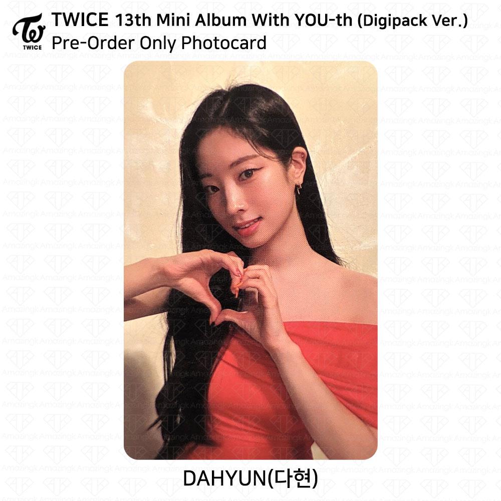 Twice 13-й мини-альбом с молодежной фотокарточкой YOU-th, постером, пленкой, стикером Dahyun KPOP K-POP
