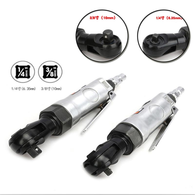 1/4 3/8 Мини-привод с пневматическим храповым механизмом Портативный пневматический динамометрический ключ из сплава 20 нм