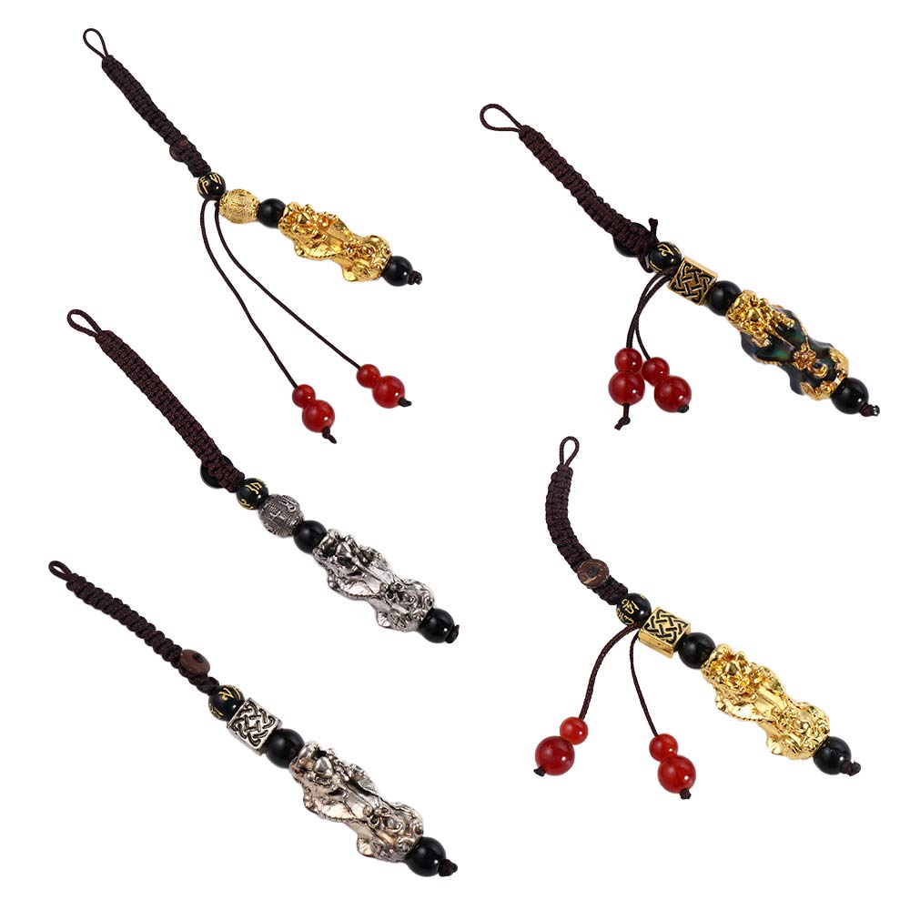 Шарм Аксессуары Подвеска для сумки удачи Брелок Pixiu Подвеска Автомобильные ключи Аксессуары Автомобильная подвеска