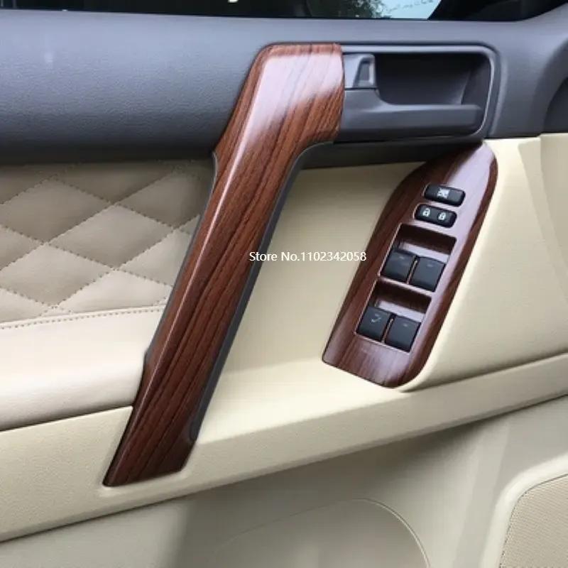3D Для Toyota Land Cruiser Prado Fj150 150 2010-2018 АБС Автомобиль Салон Дверь Подлокотник Дверная Ручка Декоративная Накладка Отделка Аксессуары