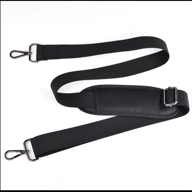 Ремешок для компьютерной сумки нейлоновый для мужской сумки, портфеля, через плечо, регулируемые длинные ремни, черный