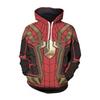3D Digital Print Cosplay Hooded Zip-Up Sweatshirt Men Youth Casual Wear