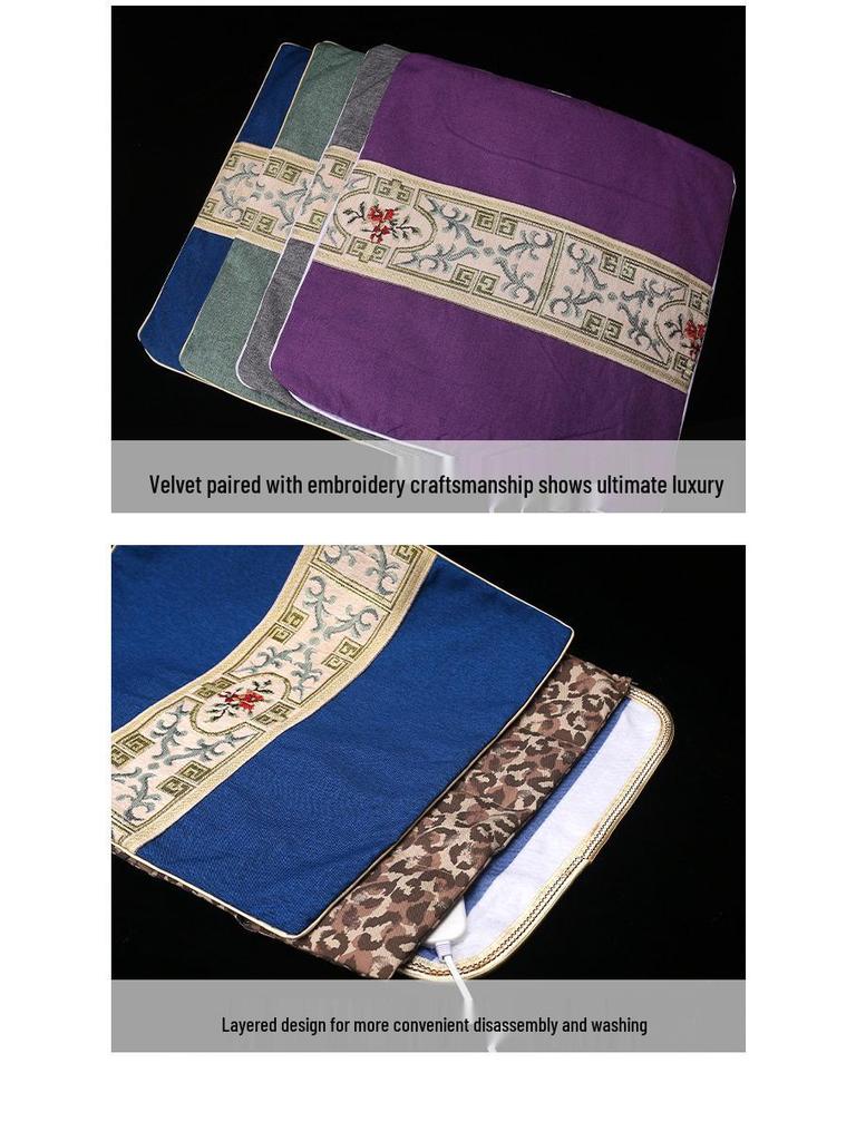 Электрическая нагревающая подушка-сиденье с полынью для осени/зимы – Домашняя/Офисная подушка для горячих примочек с мокса-терапией