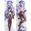 Game Genshin Impact Dakimakura Ganyu Cosplay Pillowcase Gan Yu Hugging Body Pillow Case Otaku Throw Bed Pillow Cover Peachskin