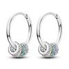 925 Silver Love Feather Moon Star Heart Earrings for Women Girls Charms Hoop Stud Jewelry Gifts