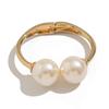 Temperament Baroque Pearl Ins Stacked Bracelet Exaggerated Irregular Wrapping Hug Bracelet Female