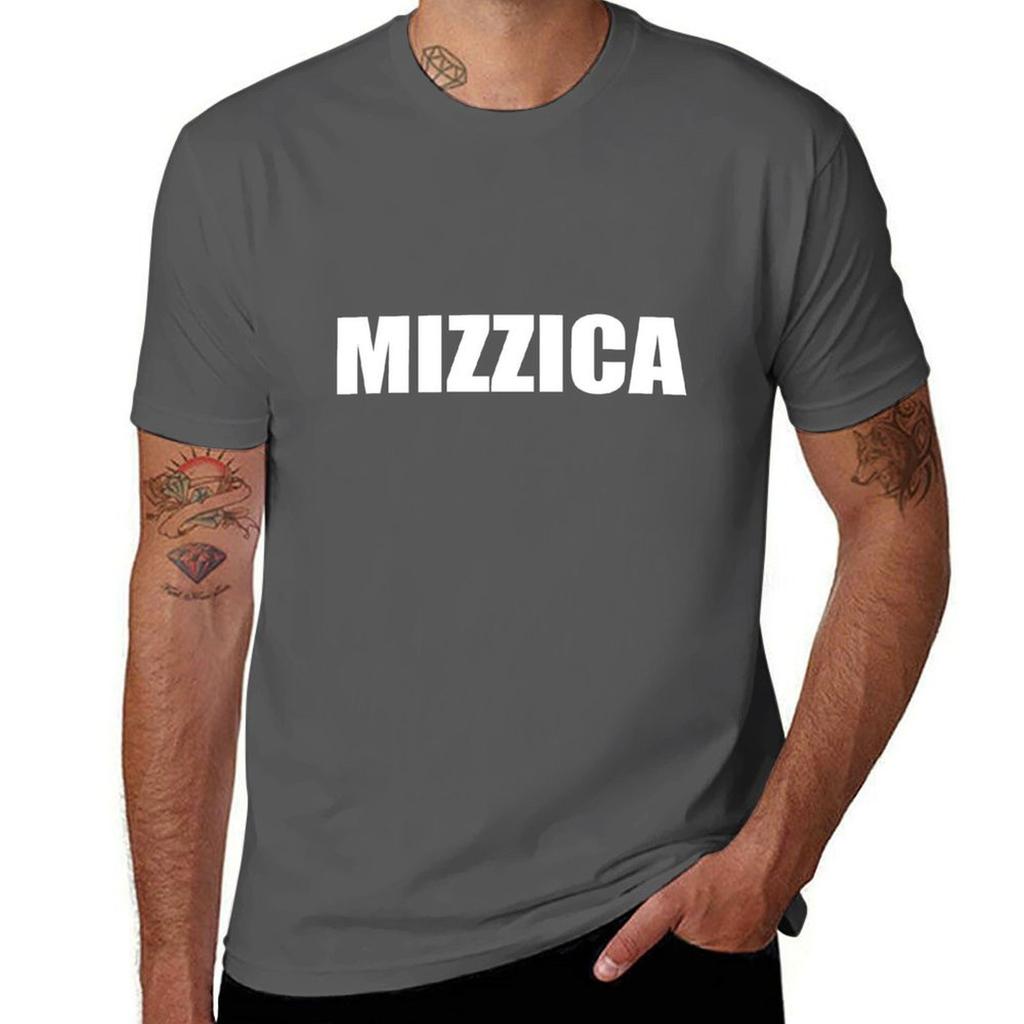 Mizzica Sicilian Word Sicily Sicilia Funny Gift Regalo TShirt Worker Basic Short Sleeve Tee
