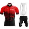 Mens Cycling Jersey Set Short Sleeve Breathable Mountain Road Bike Apparel Riding Gear