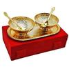 World German Silver Bowl Set with Royal Velvet Box Capsule
