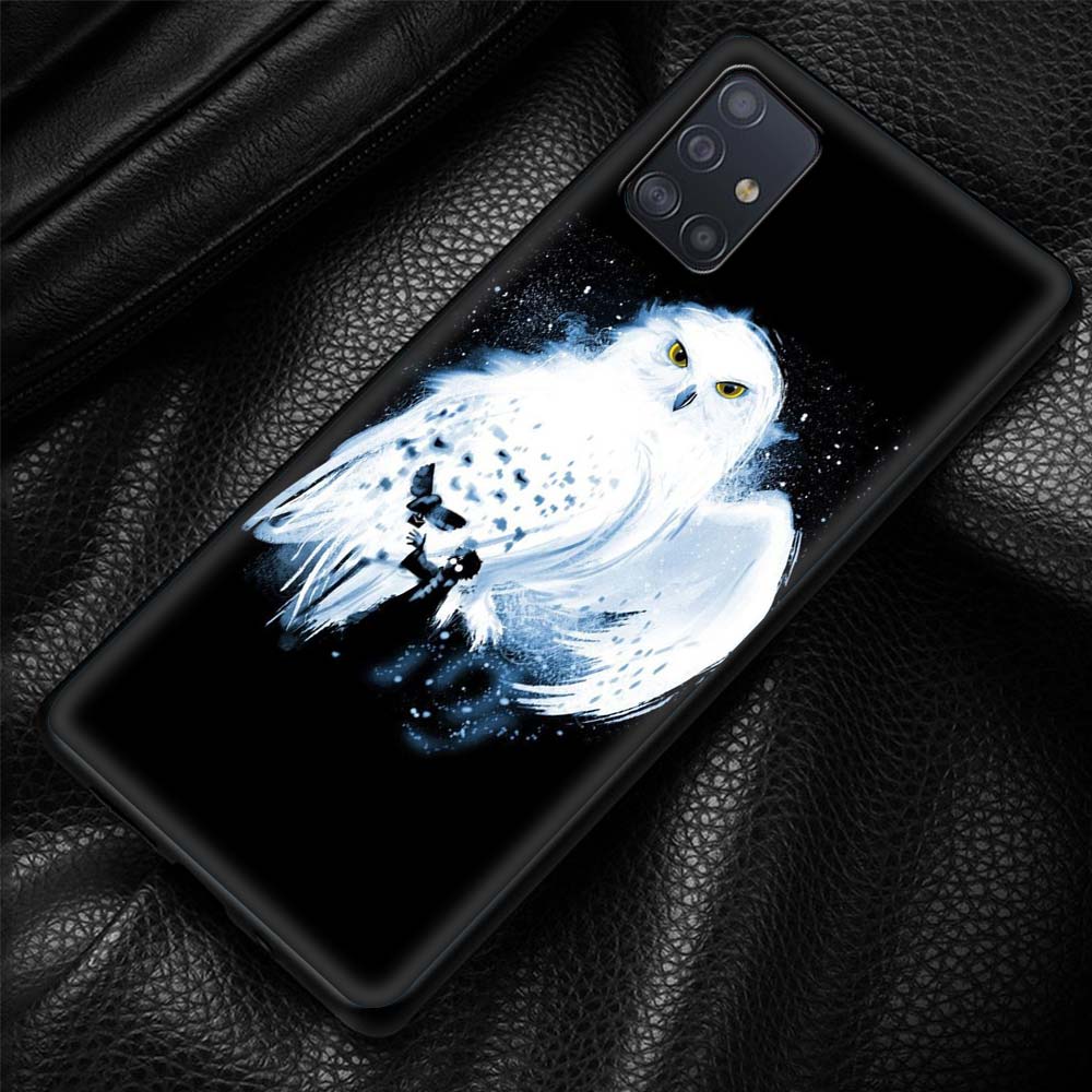 Soft Phone Case for Samsung Galaxy A21S A51 A71 A12 A50 A70 A31 A41 A02S A72 Shockproof Coque Shell Fashion Cartoon Owl