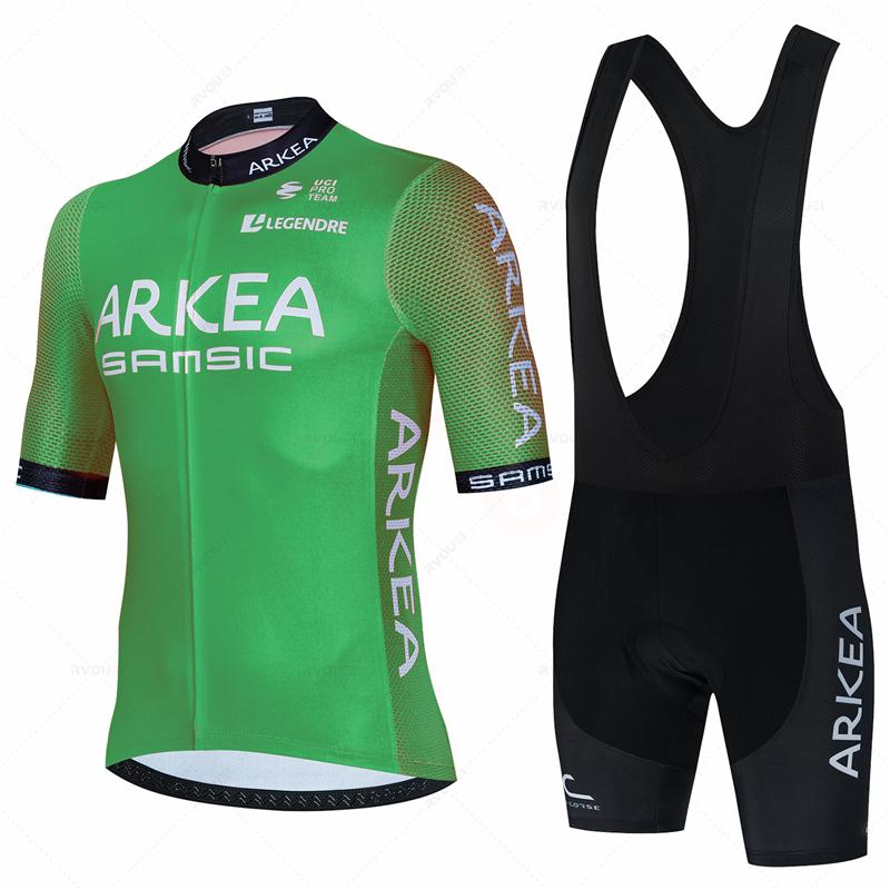 Дышащий летний велосипедный костюм Arkea-Pro Team для мужчин 2026 года, летняя велосипедная одежда, дышащая мужская одежда для МТБ, спортивный костюм