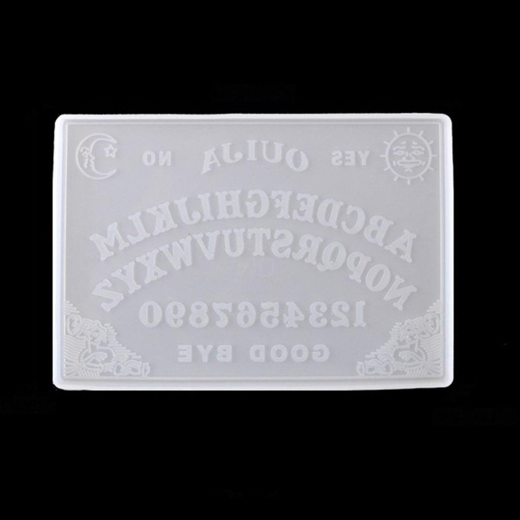 Game Gothic Epoxy Handmade Silicone Clay Tools Ouija Board Planchette Mould Resin Casting Mold