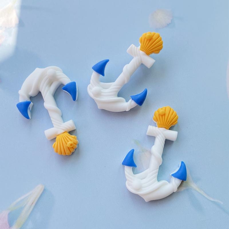 10 шт. Новые милые смешанные смолы с плоской задней стороной из серии «Океан», скрапбукинг, DIY, ювелирные изделия, аксессуары для украшения ремесел H330