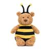 Squishy Teddy Bear Transform Into Bee Plush Doll Stuffed Toys For Children Huggable Sleep Pillow Lovely Christmas Birthday Gift
