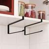 Hanging Rack Kitchen Holder Hanging Toilet Roll Paper Holder Towel Rack Kitchen Bathroom Cabinet Door Hook Holder Bar Organizer