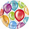 Unique Party Balloon Birthday Party Plates (Pack of 8)