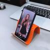 Черный Технологичный Складной Настольный Держатель для Телефона из Силикона