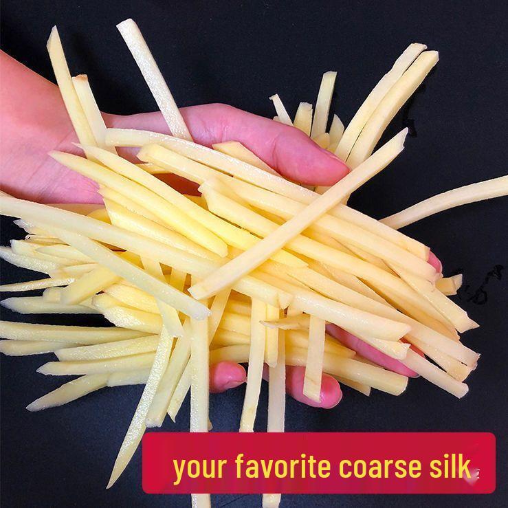 Картофелерезка и терка для овощей Longjiang 5-Coarse: Очиститель и слайсер для древесины