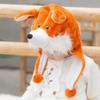 Neck Warmer Plush Moving Hat Animal Animal Hat Headgear Bomber Hat Animal Earflap Hat  Christmas
