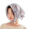 Bandanas Scarf Accessories Hair Band Square Scarf Flower Silk Scarf Female Printed Scarf